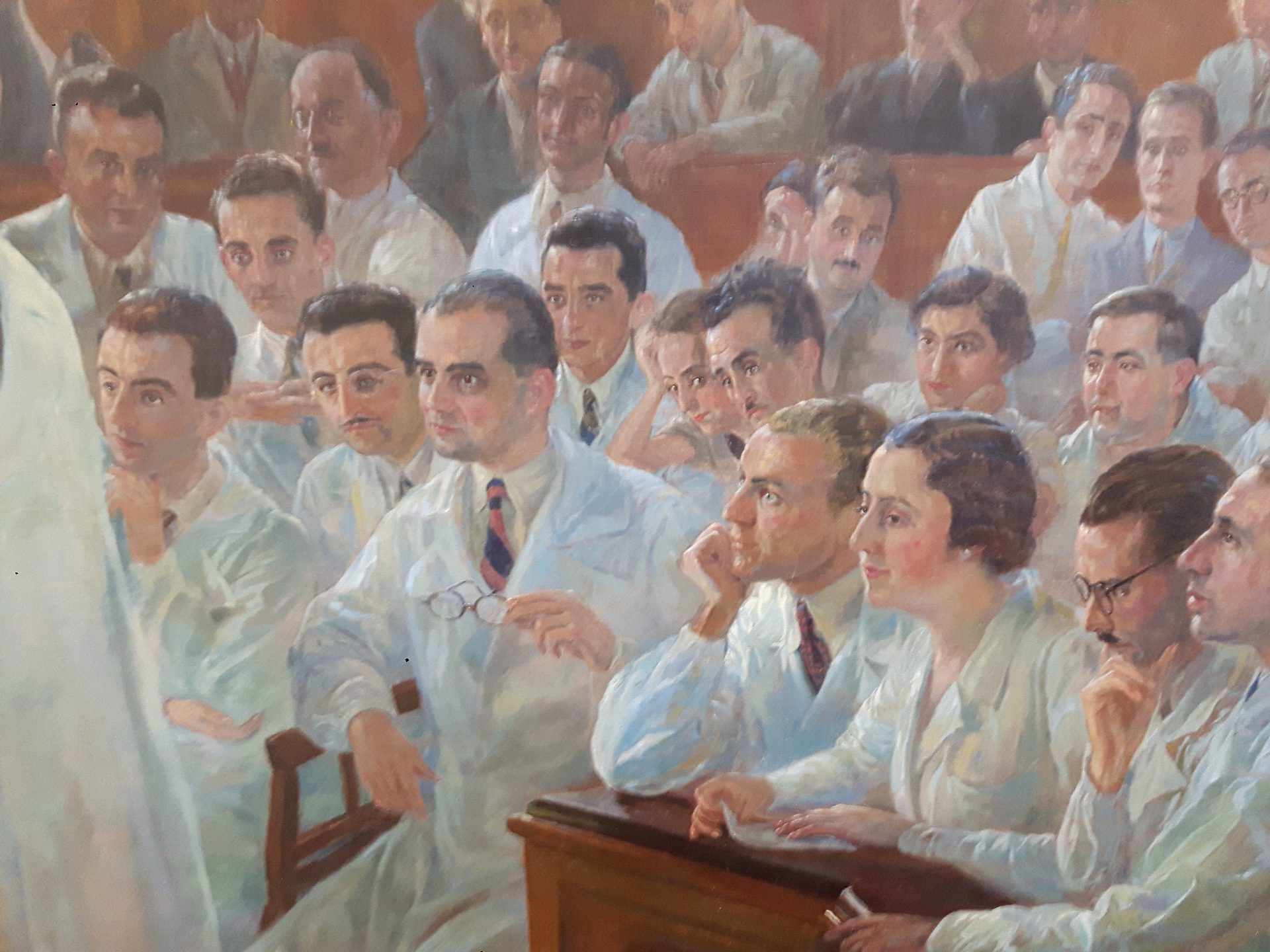 Nicola Pende and disciples, by Roberto Fantuzzi, Istituto Mendel, Rome - 06.jpg